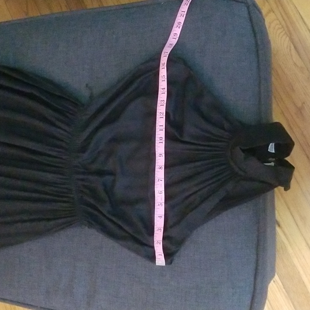 Black Fred Charles Halter Sleeveless Dress Size 5 - Picture 8 of 9